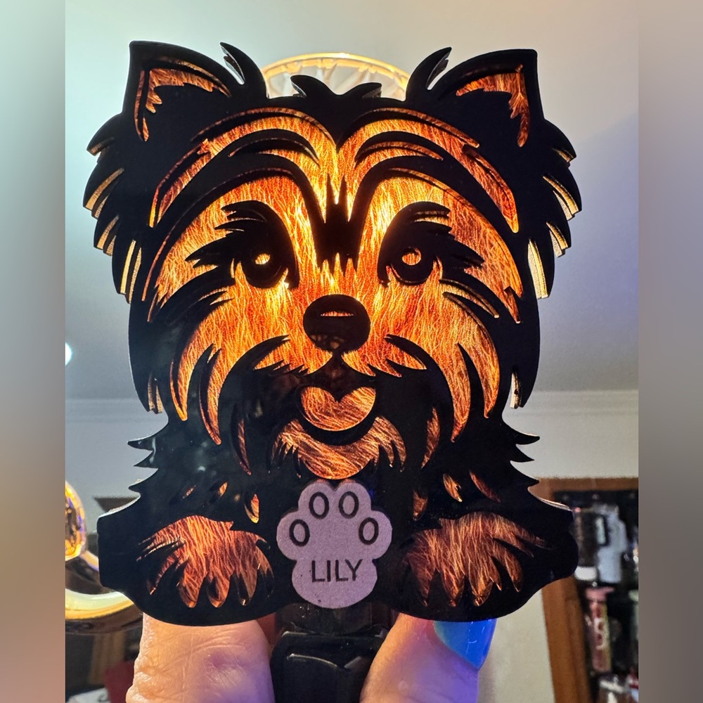 Hand crafted by me custom nightlight wood/acrylic made to order - Picture 8 of 15